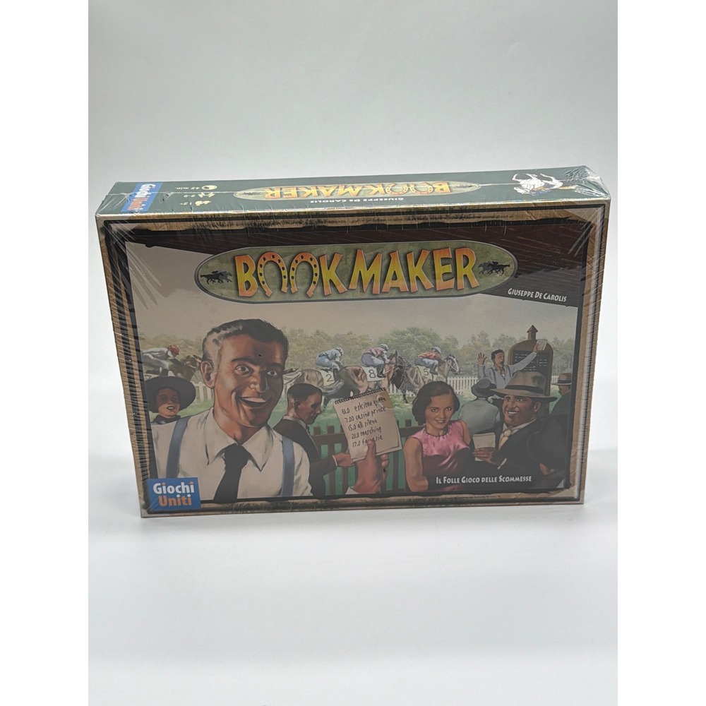 Bookmaker Horse Racing Board Game Giochi Uniti Giuseppe de Carolis New Sealed
